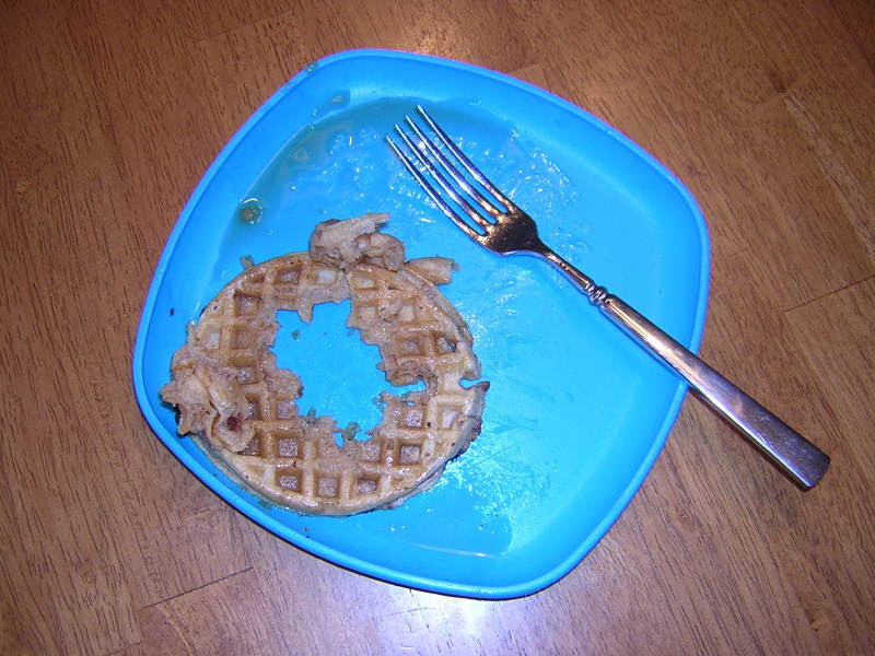 Blue Corn Waffles with