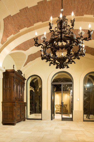 Vaulted ceiling