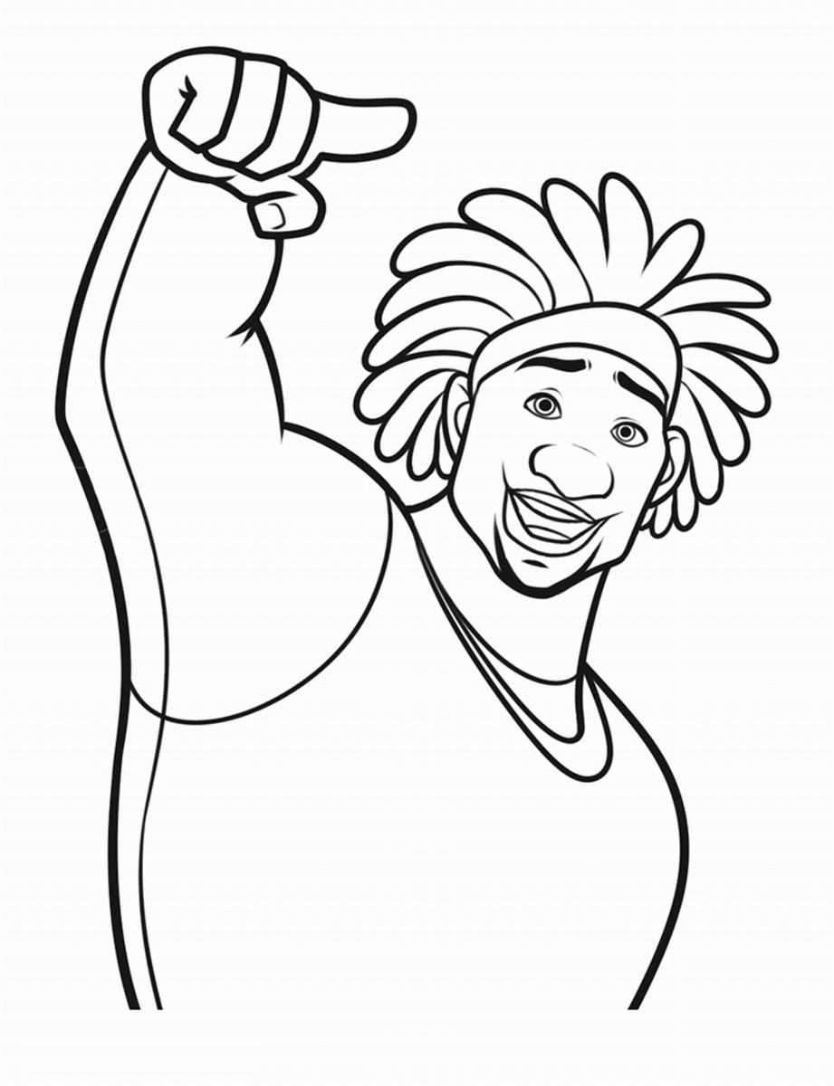 Big Hero 6 Bamax 20  Free Colouring Pages