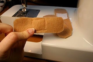 Band-aids for stuffed animals and dolls