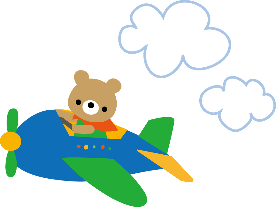 飛行機のイラスト 無料素材