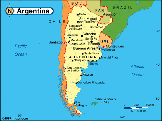 Carta Stradale Argentina