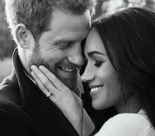 Kensington Palace released two engagement photos of Prince Harry and Meghan Markle