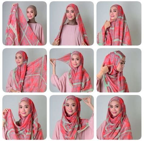 Jilbab Modern Segi Empat D Aneka Rupa Sulistyani Hijabers