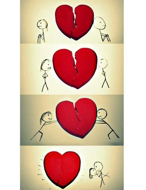 broken heart cool cute drawing love Added Jan 18 2012 Image size 