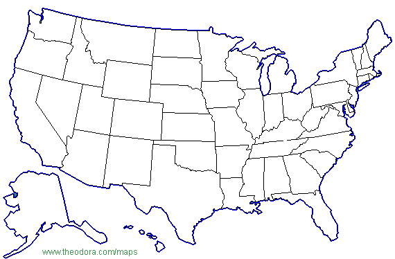 United States Map To Color