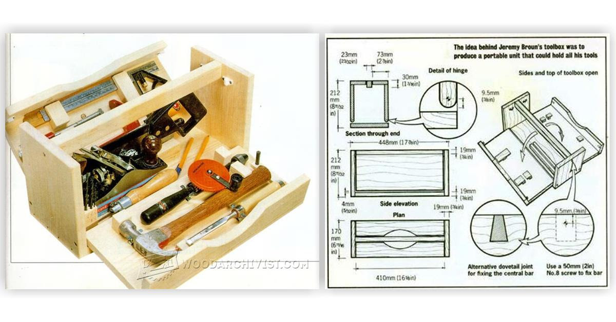 DIY Wood Tool Box • WoodArchivist
