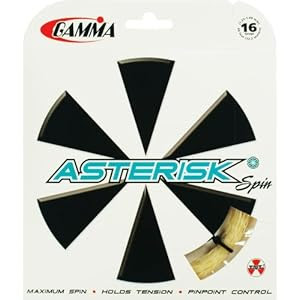 Gamma Askerisk Spin Tennis StringSet