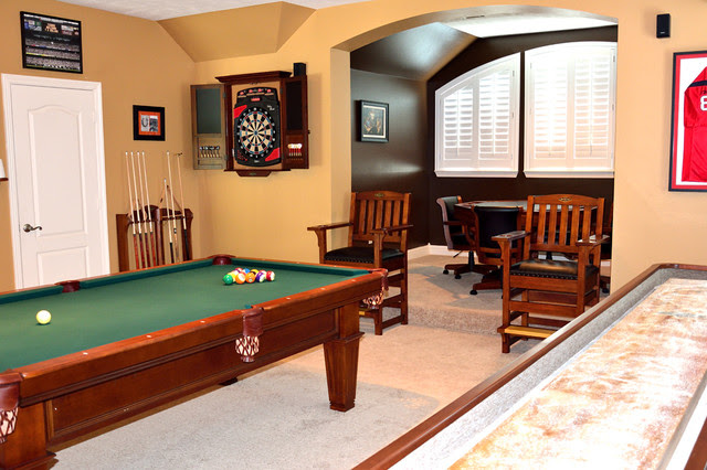 Brunswick Game Room In Houston, Texas - contemporary - living room