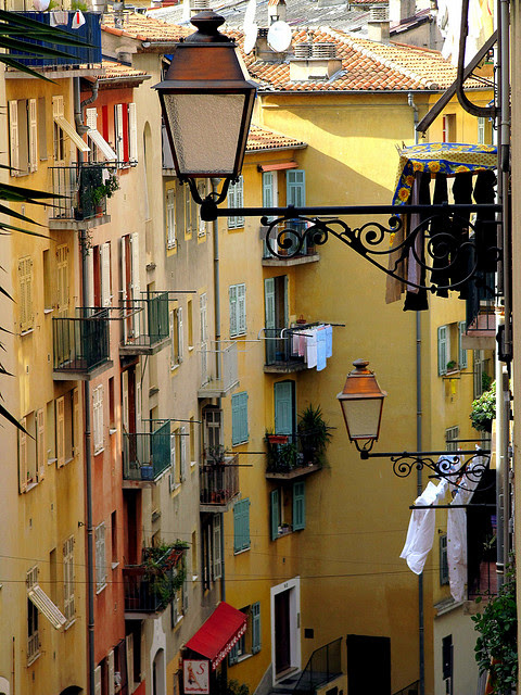 Balconies, Nice, France
