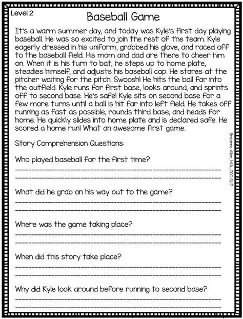  wh questions reading comprehension worksheets pdf reading