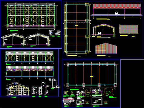 shed plan generic  autocad  cad