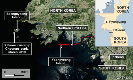 map of north korea south korea. North Korea fired dozens