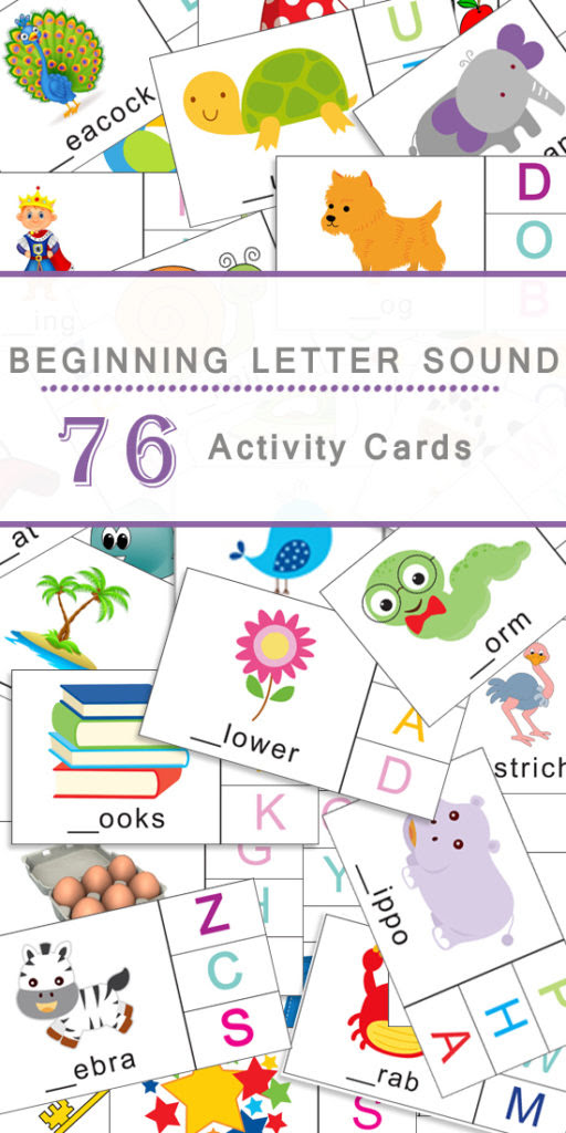 These activity cards are an excellent way for your preschooler to work on masterig their Beginning Letter Sounds! An imperative skill to learn before they begin reading.