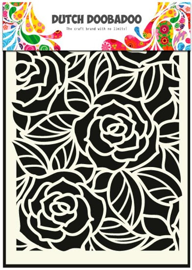 Dutch Doobadoo - Mask Art Stencils A5 - Big Roses