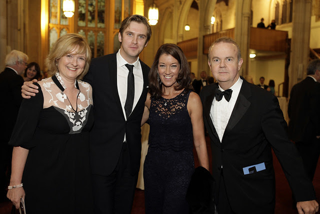 Martha Kearney, Dan Stevens, Victoria Hislop & Ian Hislop - c Janie Airey