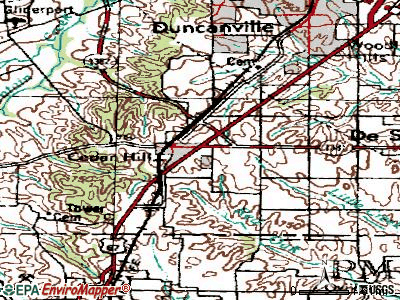 Cedar Hill Texas Map