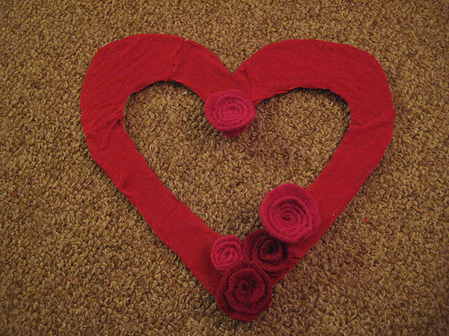 Valentine's Day wreath