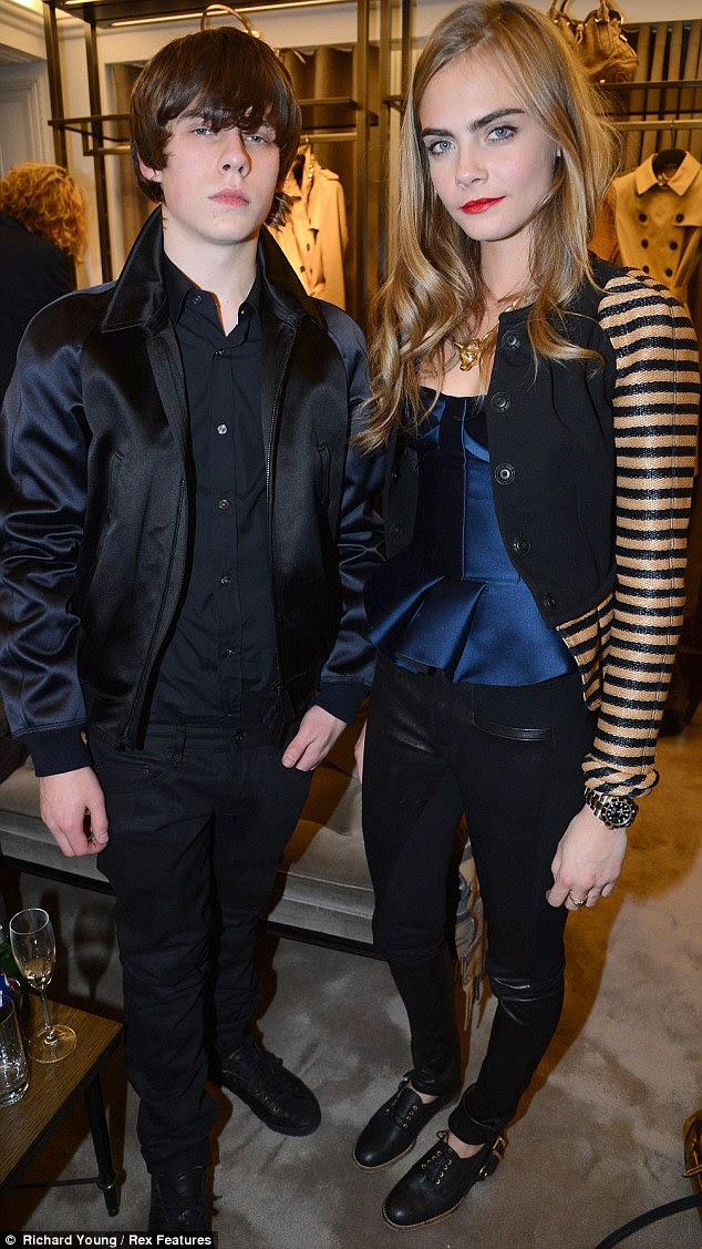 He like tracksuits... she is a designer model: Cara and rumoured new man Jake Bugg are rumoured to be dating 