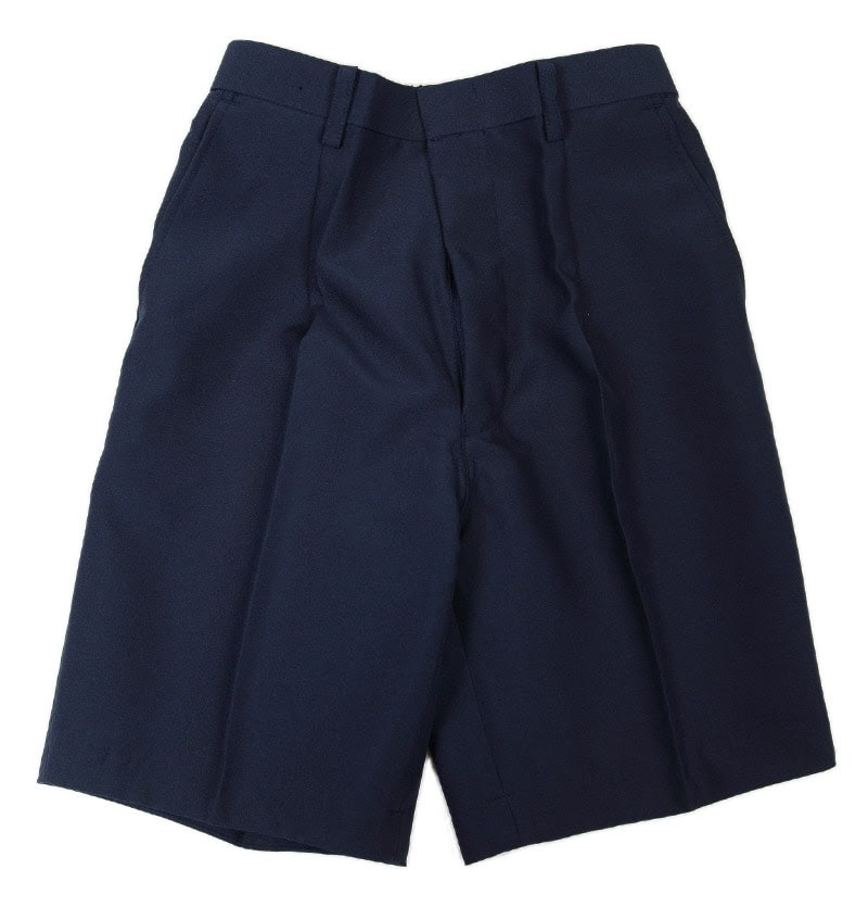 学生服 ズボン 夏用 男子 半ズボン 5分丈 紺 110cma 170cmb 制服 夏ズボン ワンタック ノータック 小学生 男の子 取寄せ ズボン すててこねっと