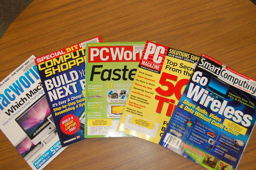 Computer Magazines at the Belmont Public Library by Belmont Public Library