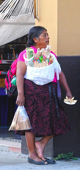 street vendor huatulco mexico