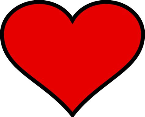 This heart has a stylish shape, yet the lines are simple, making it ideal for use in a variety of projects. printable heart template large clipart best