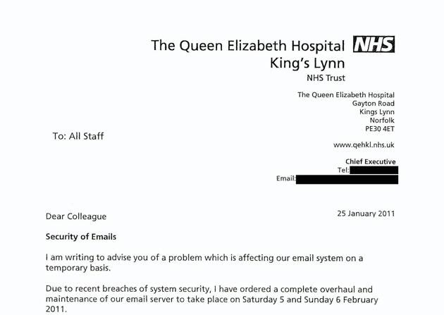 Fake Nhs Letter Template Kickilida
