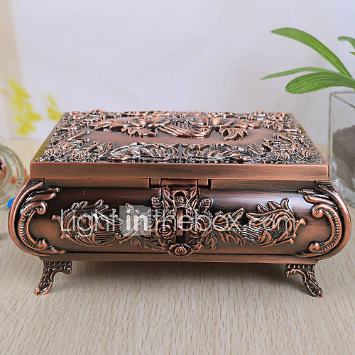 Vintage Rose Design Alloy Women's Jewelry Box 563426 2016 ...