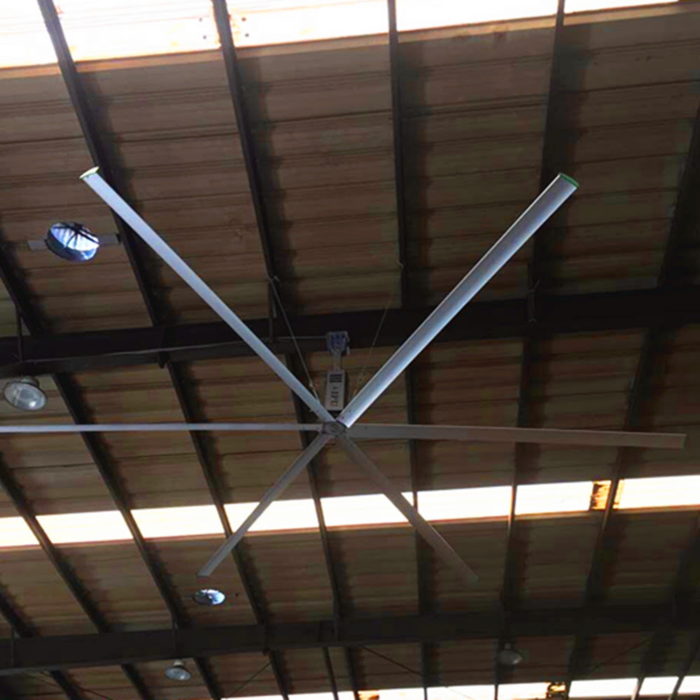 Warehouse Giant Ceiling Fan 9 ft High Volume Low Speed ...