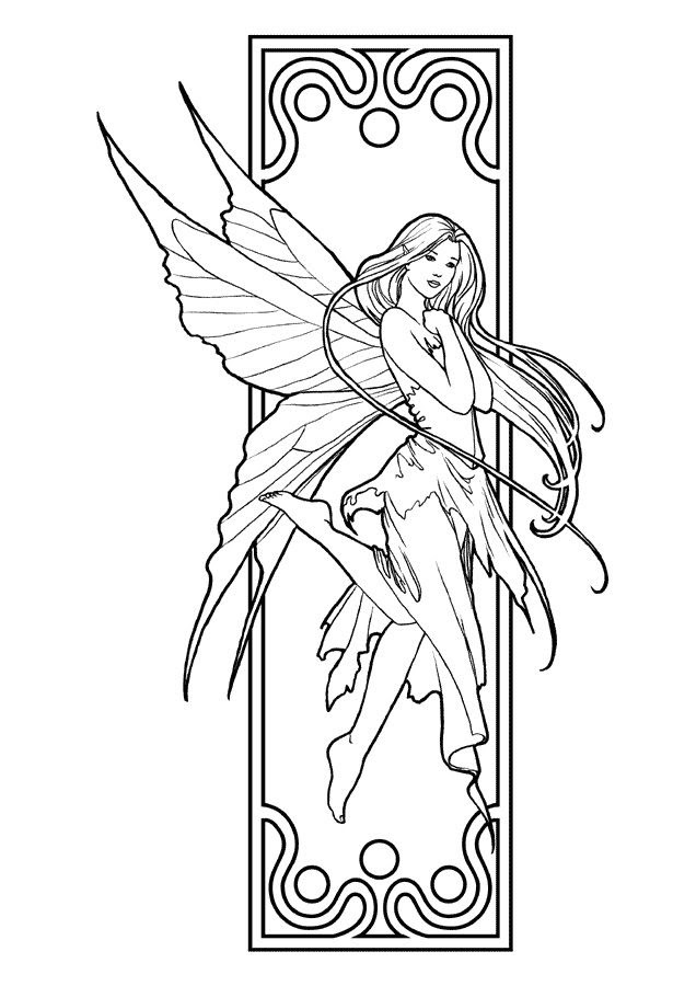 Download Printable Beautiful Fairy Coloring Pages | Fairies for ...