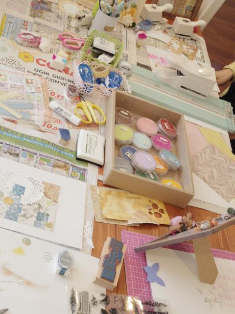 グループレッスン スクラップブッキング 花旬ｄｉａｒｙ