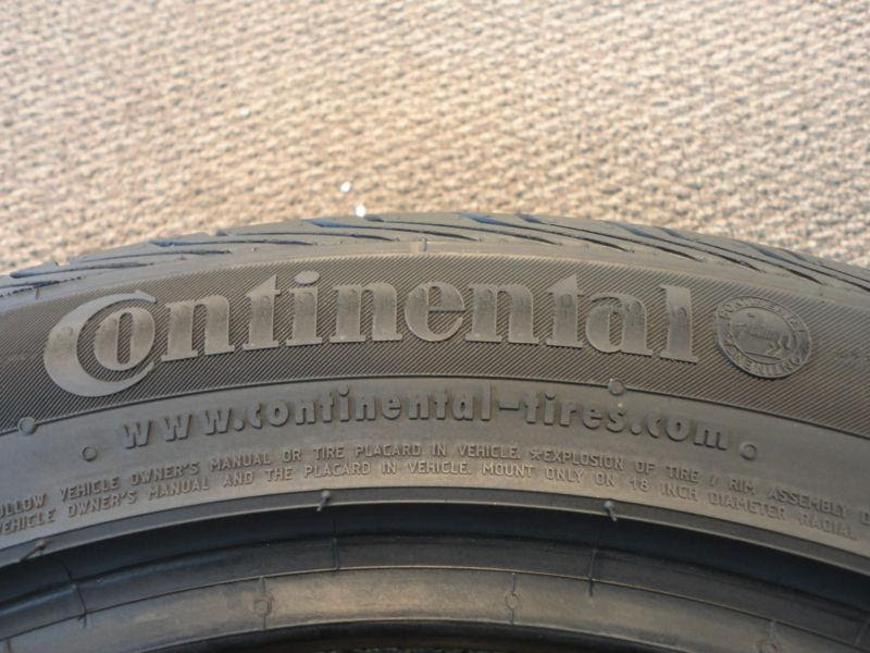 Find ONE 235/45/18 CONTINENTAL CONTIPROCONTACT TIRE#R15 ...