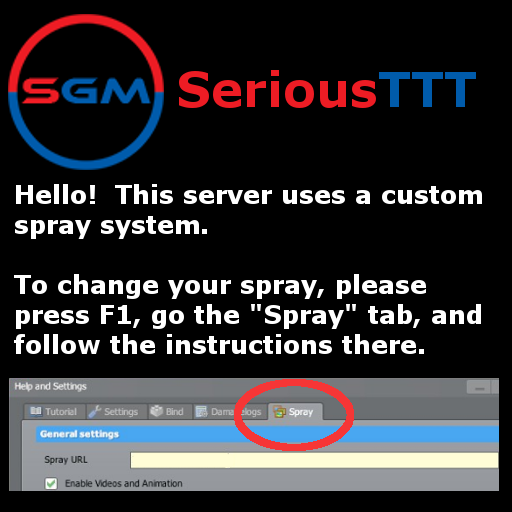Please Change Default Spray To Instructions On How To Change Your Spray Sgm Community Serious Gmod