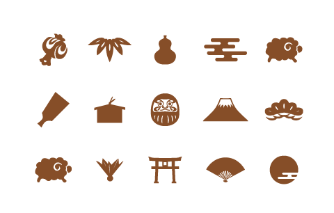 お正月イラスト アイコン フリー素材 ブログ