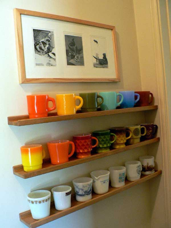 30 Fun and Practical DIY Coffee Mugs Storage Ideas for ...