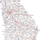 Georgia State Road Map