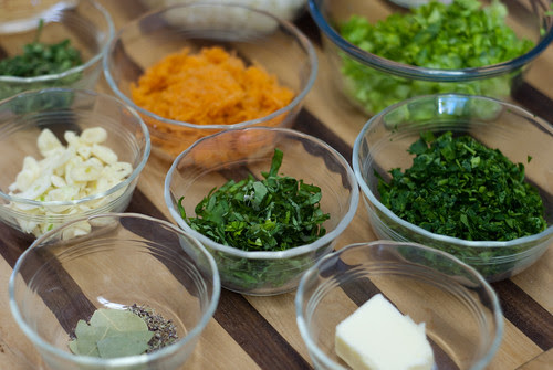 sauce ingredients--herbs