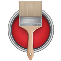 Paint Bucket Can Brush Icon | Painting Iconset | PetalArt