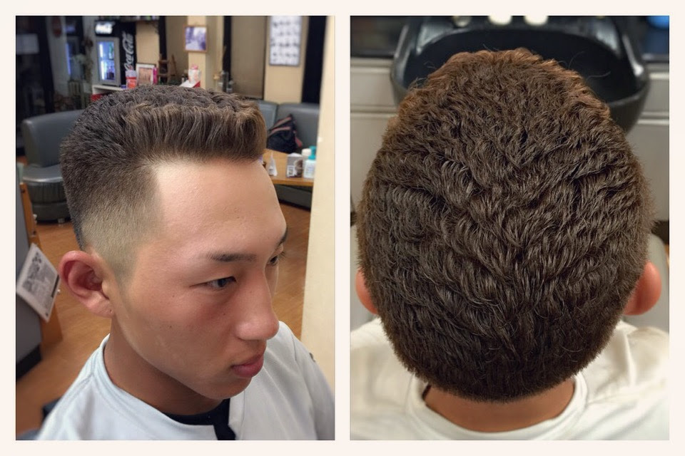 パンチパーマ フェード メンズの髪の悩みを解決 瑞穂町の Barbershop バーバーショップ 理容室 カットスペースシオザワ