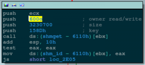 Ebury shared memory segment creation in version 1.3.5