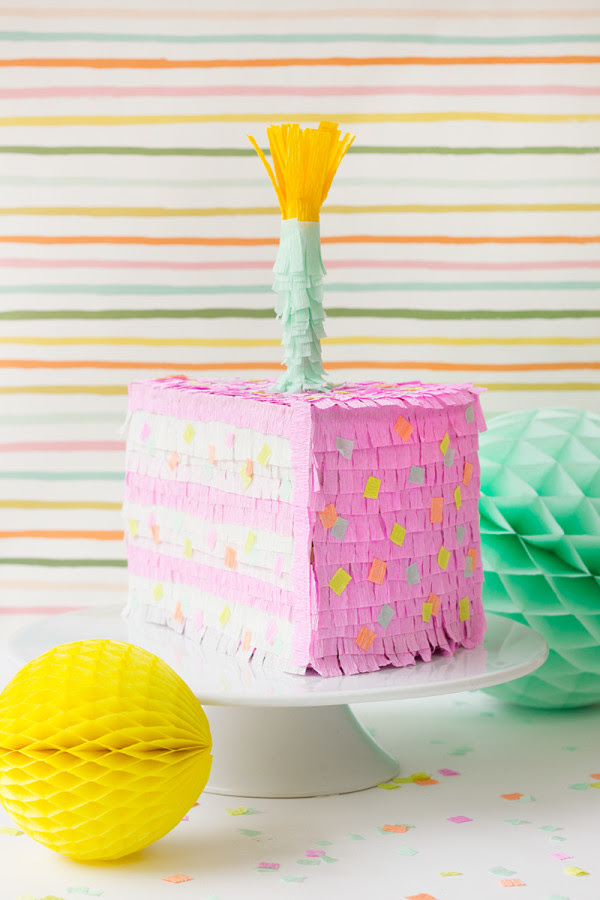 DIY Pastel de cumpleaños Piñata