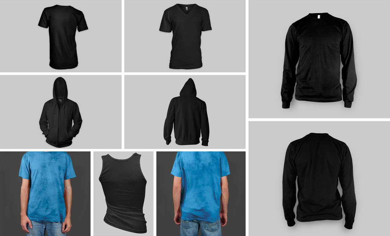 Download ShirtMockup.com Apparel Mockup PSD Collection