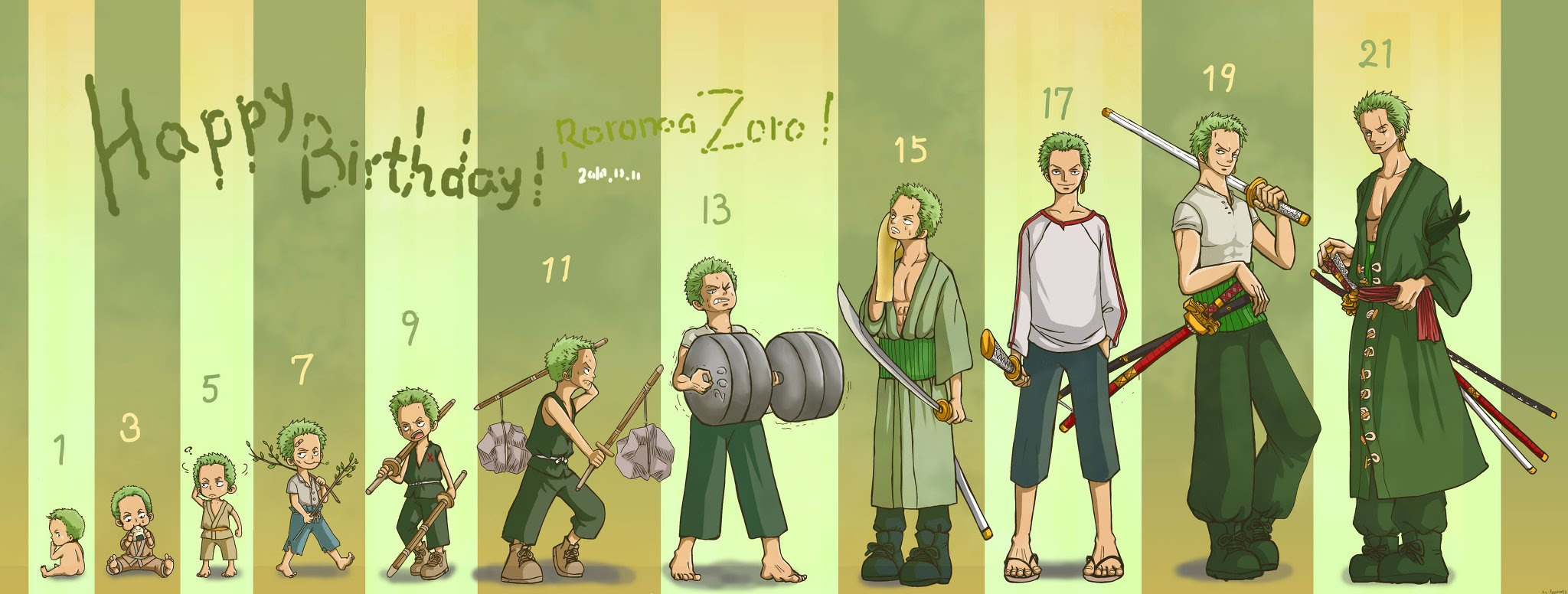 Happy birthday Zoro!  i.imgur.com 