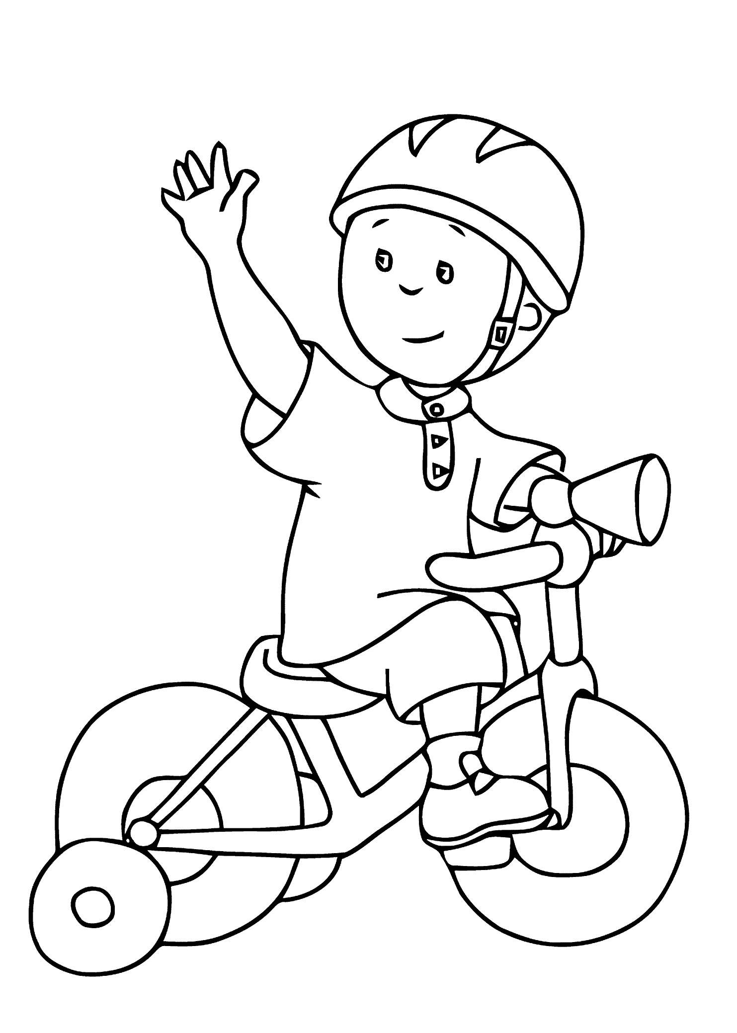 Caillou coloring pages to download and print for free