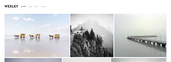 Wexley Squarespace Template