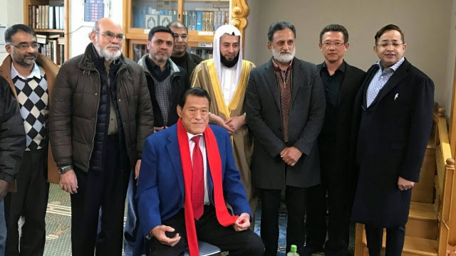 The Visit Of Mr Antonio Inoki Islamic Center Of Nagoya Masjid Nagoya