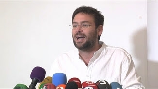 El líder de Podem Catalunya, Albano Dante Fachin, aquest dimarts a Barcelona