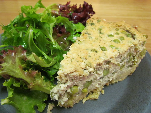 Savoury Cheesecake; Salad with Mamou's Magical Vinaigrette