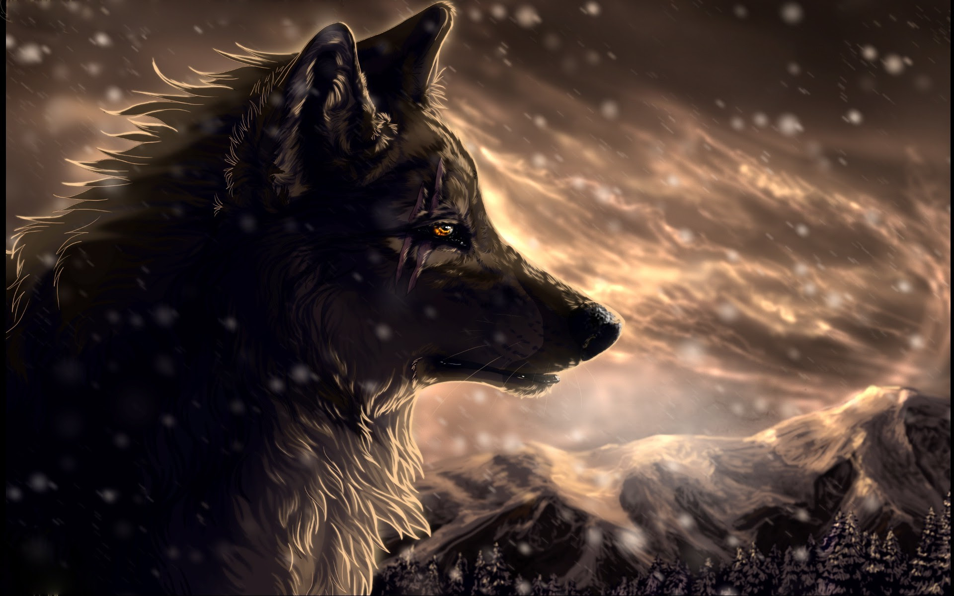 Cool Anime Wolf Wallpapers (56+ images)